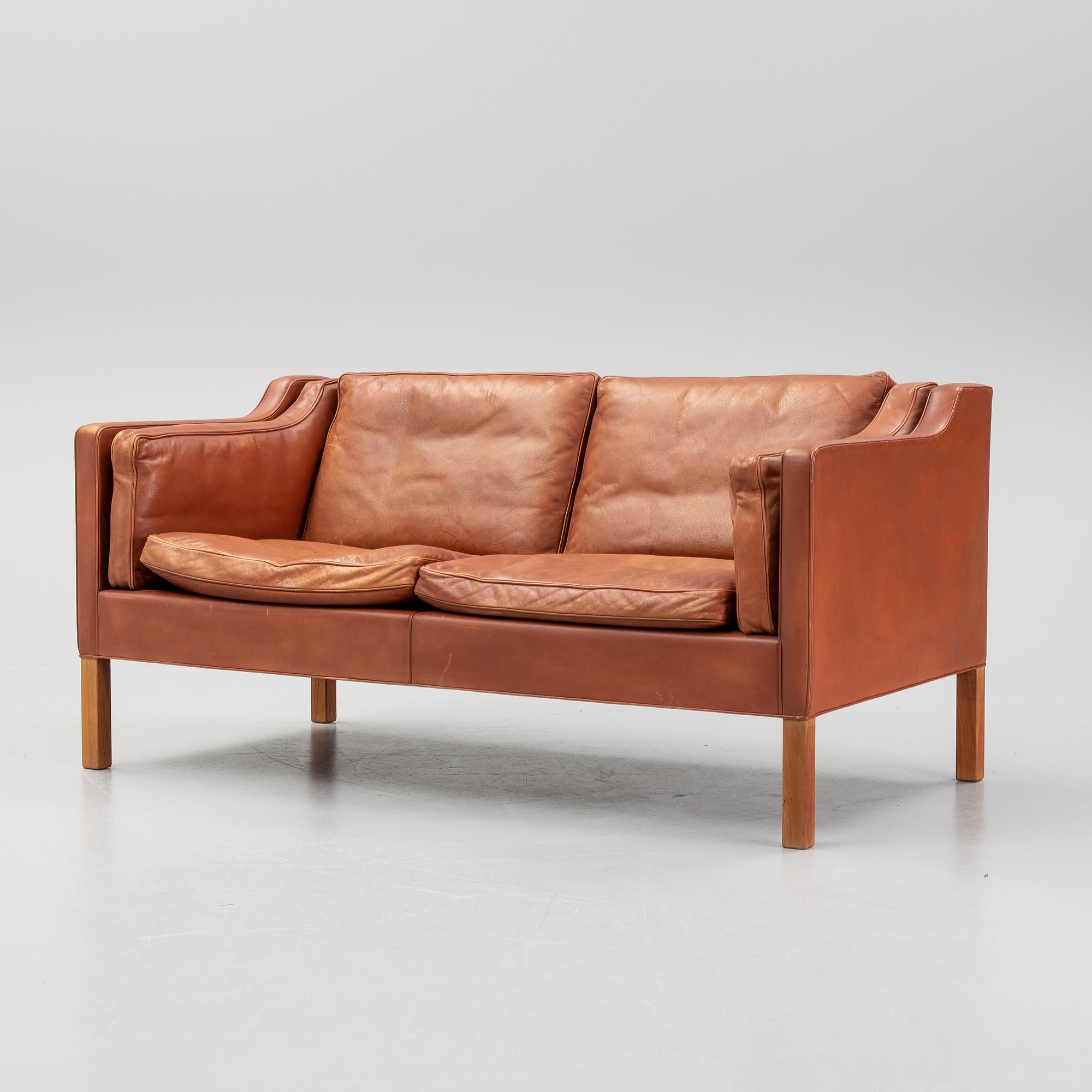 Børge Mogensen, soffa, modell 2212, Fredericia Stolefabrik, Danmark.