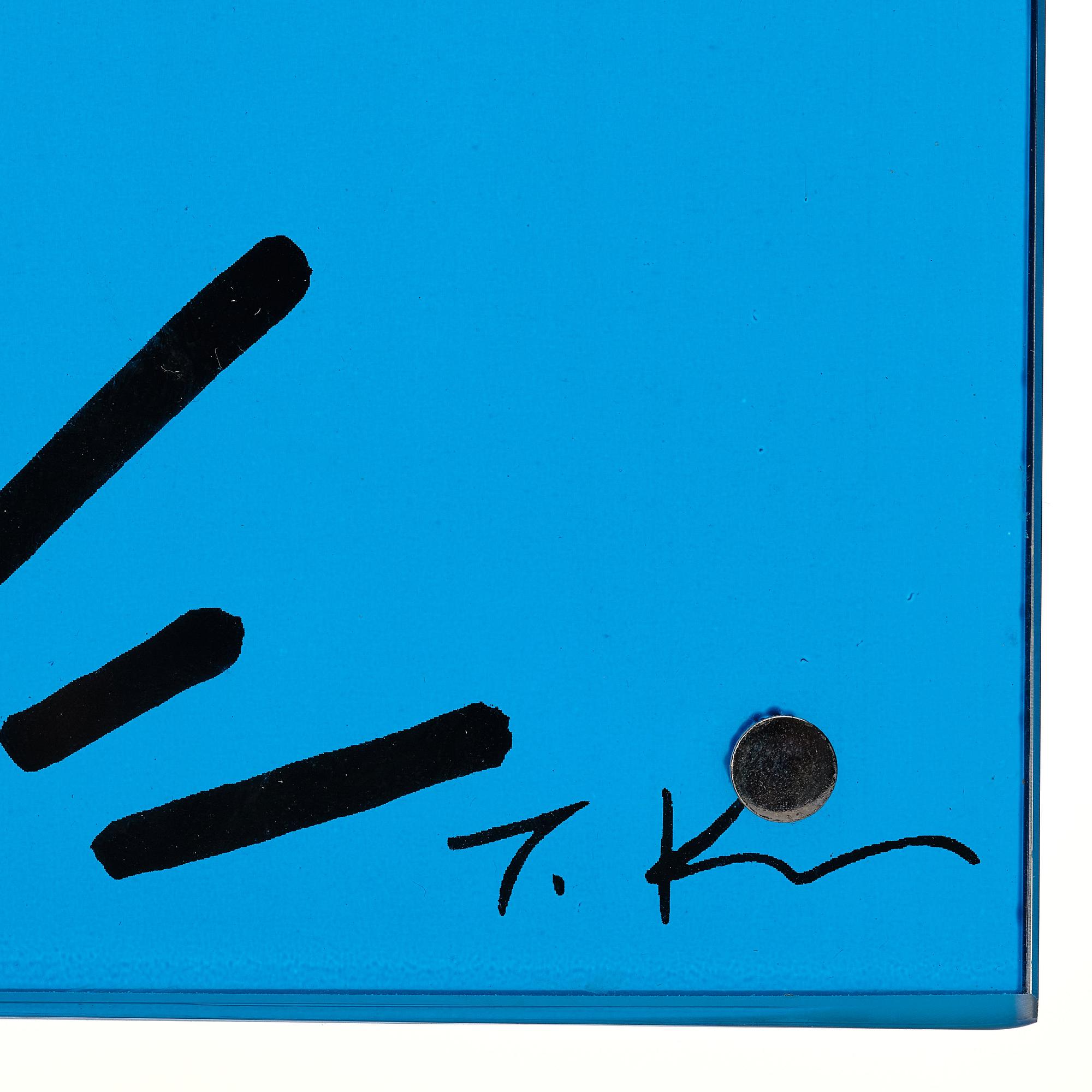 Keith Haring, & Toshiyuki Kita, a pair of table lamps / sculptures, Kreon, Germany, 1988.