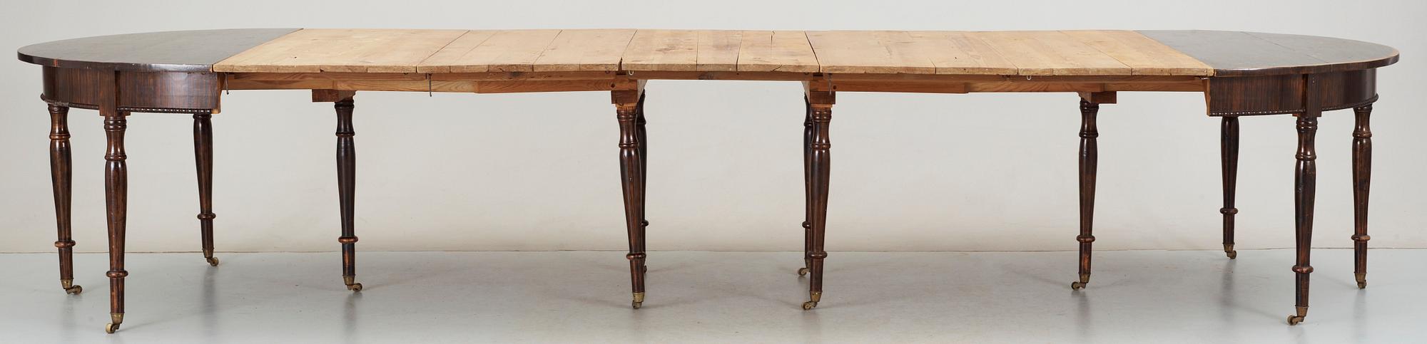 MATSALSBORD, senempire, 1800-talets mitt.