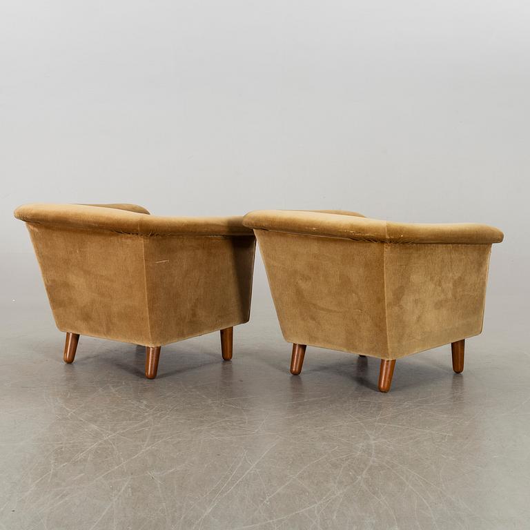 A PAIR OF CHAIRS, mid 20th century.