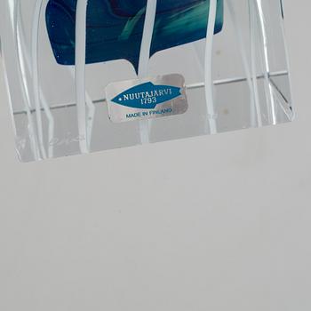 OIVA TOIKKA, an annual glass cube, Nuutajärvi, Finland 1990.