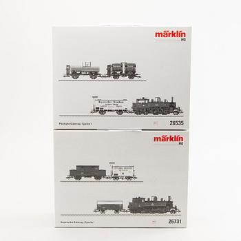 Two Märklin train sets, 26535 and 26731.