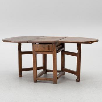 Drop-leaf table, 19th century.