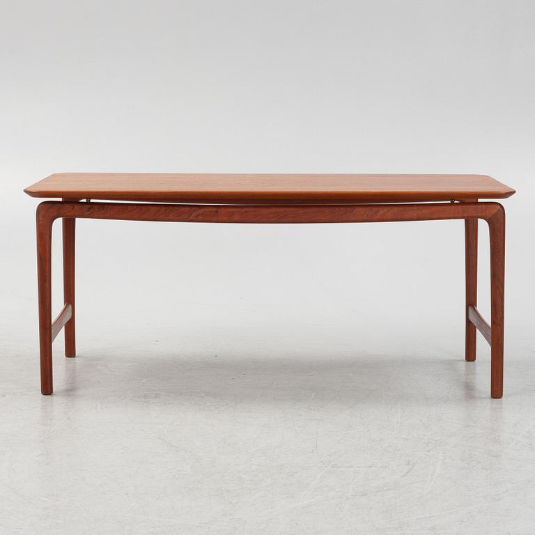 Peter Hvidt & Orla Mølgaard Nielsen,  a teak coffee table ,France Daverkosen, Denmark 1950s-60s.