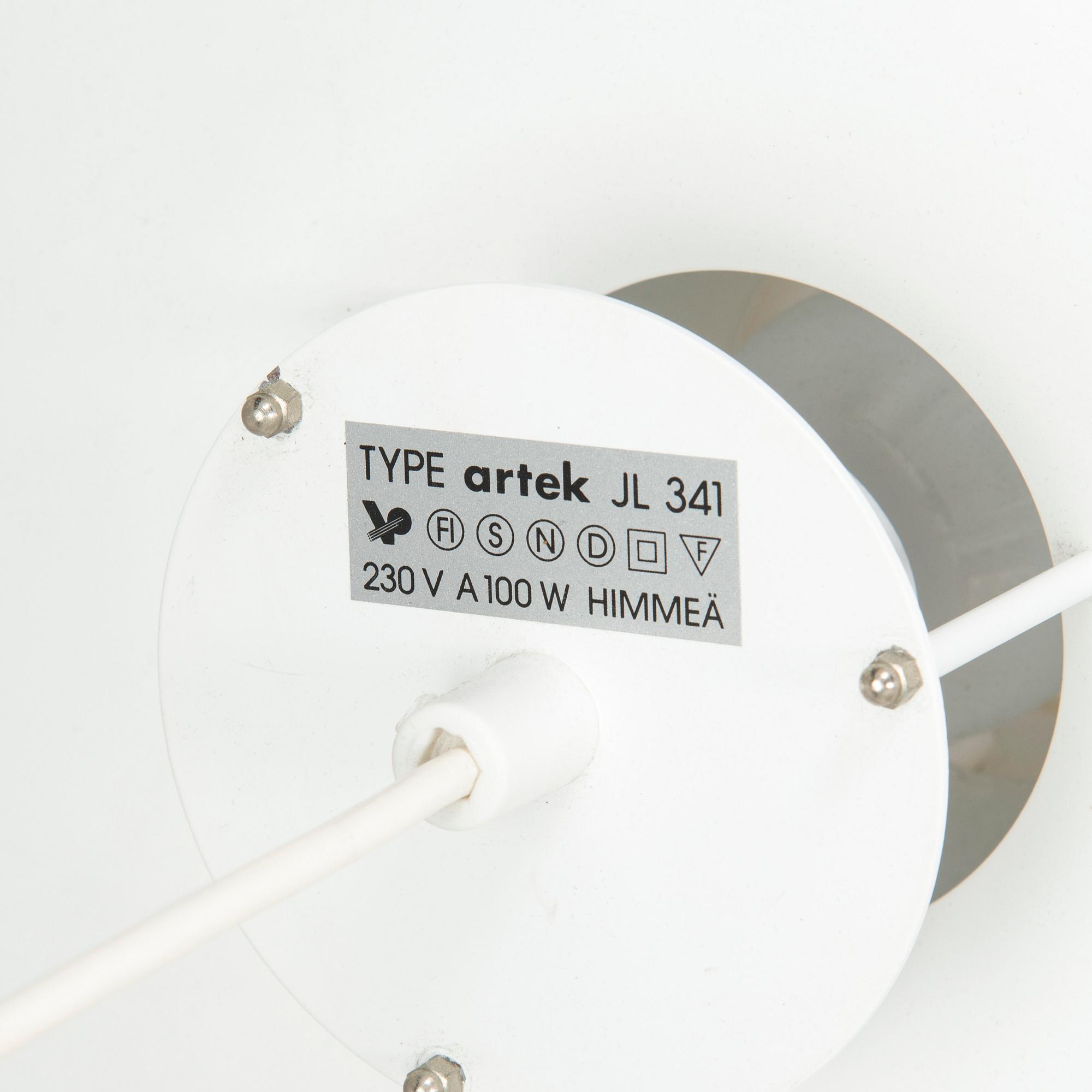 Juha Leiviskä, Taklampa, JL341, Artek, 2000-tal.