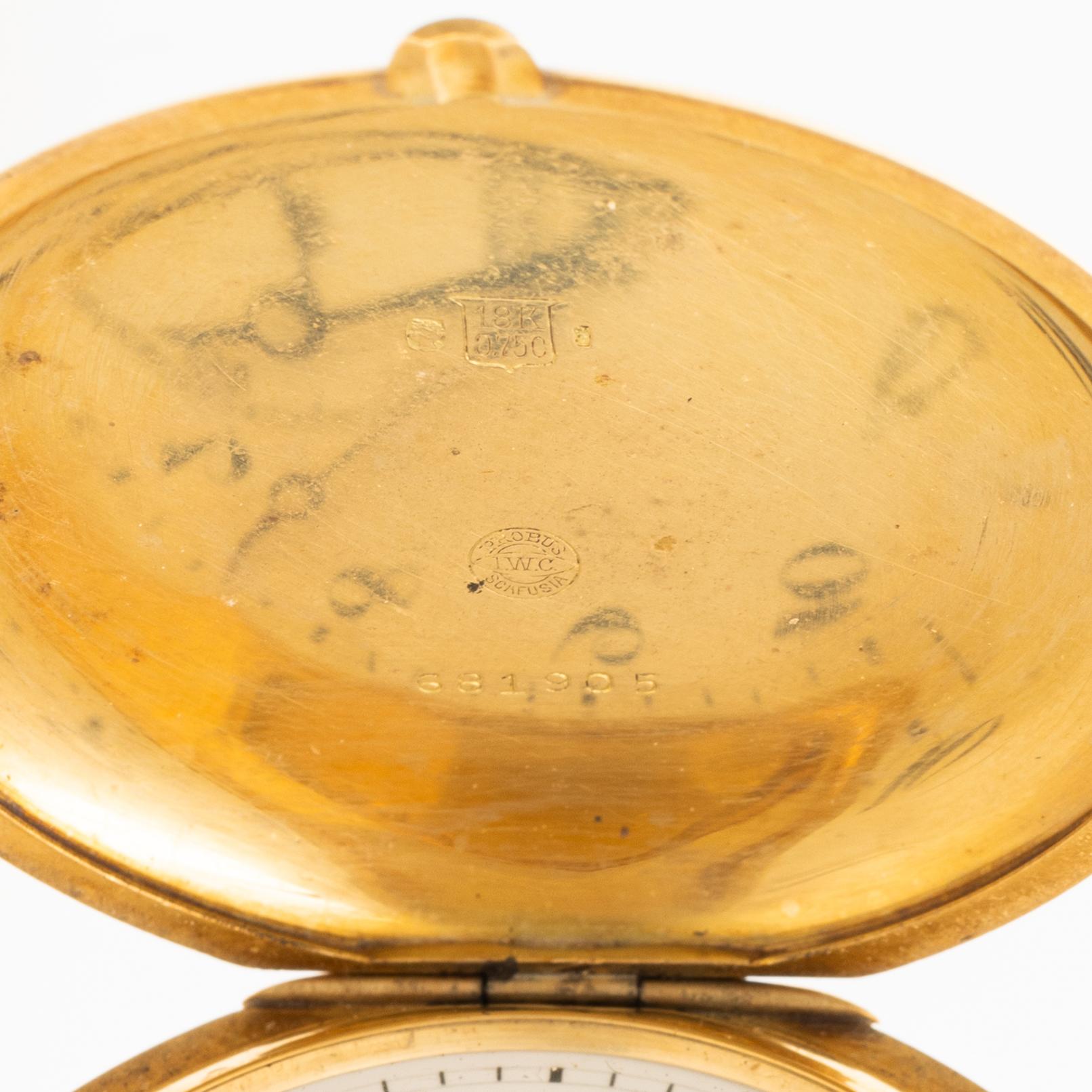 International Watch Co, Schaffhausen, fickur, 52 mm, savonett.