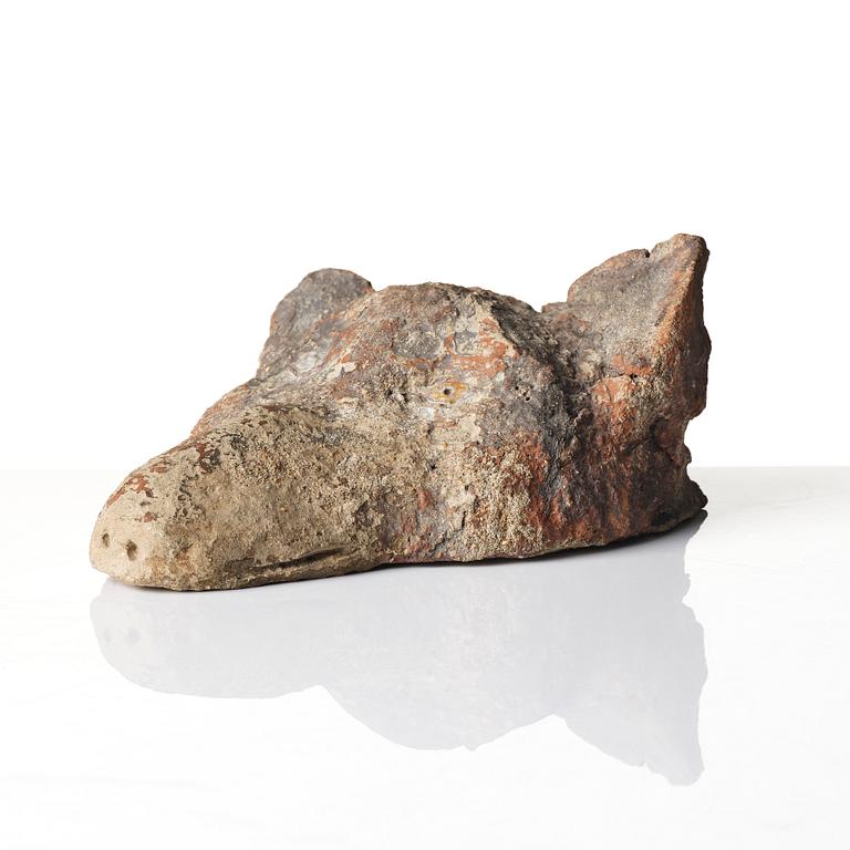 Varghuvud, 1800-tal eller äldre.