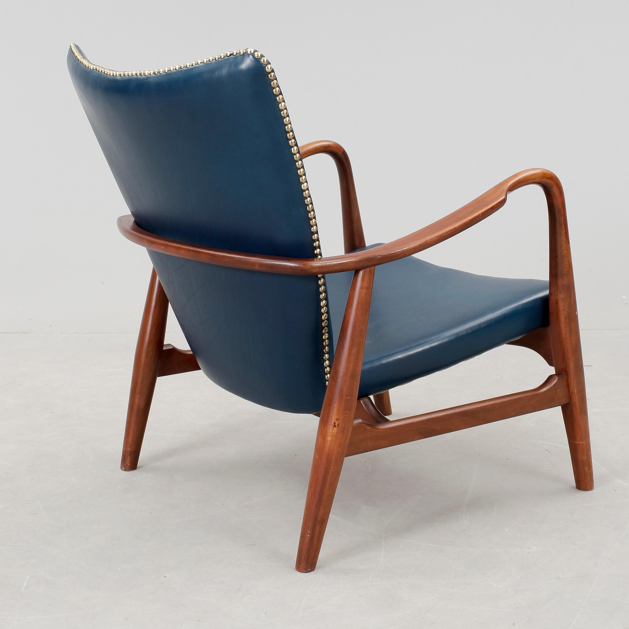 FÅTÖLJ, okänd formgivare, Danmark, 1900-talets andra hälft.