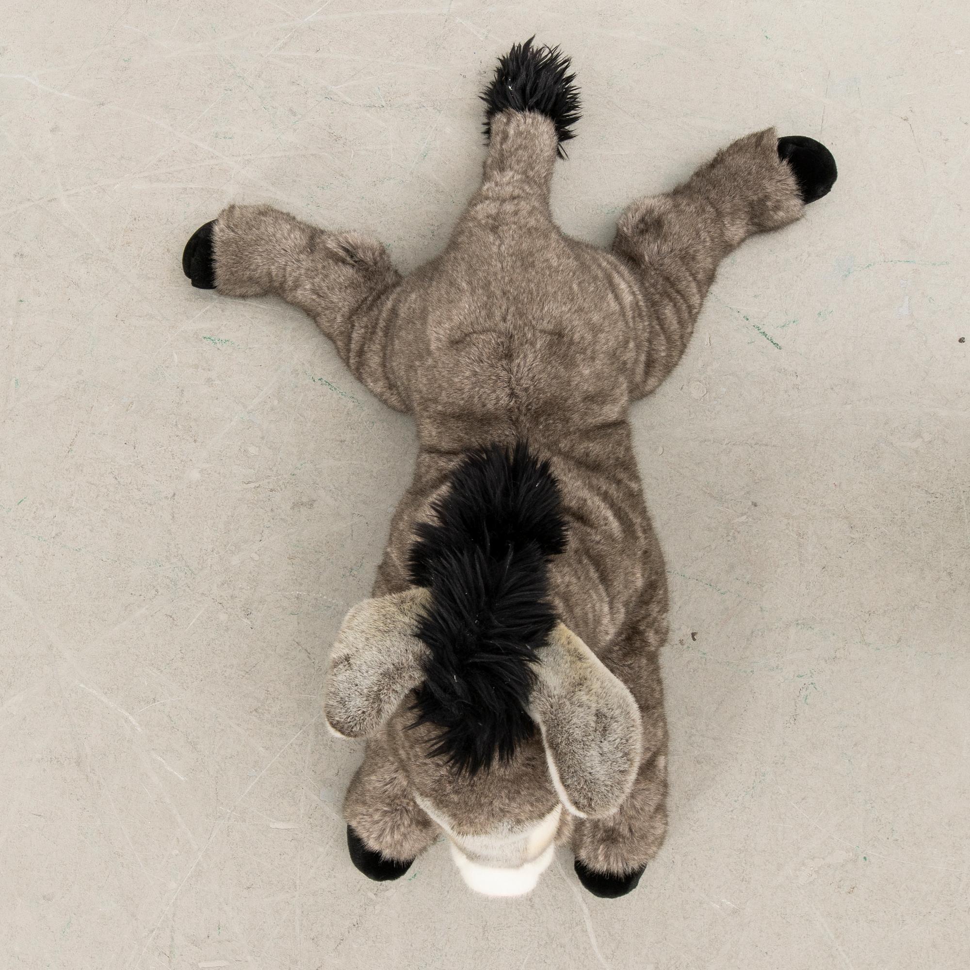 Steiff, donkey, Germany, 1990s.