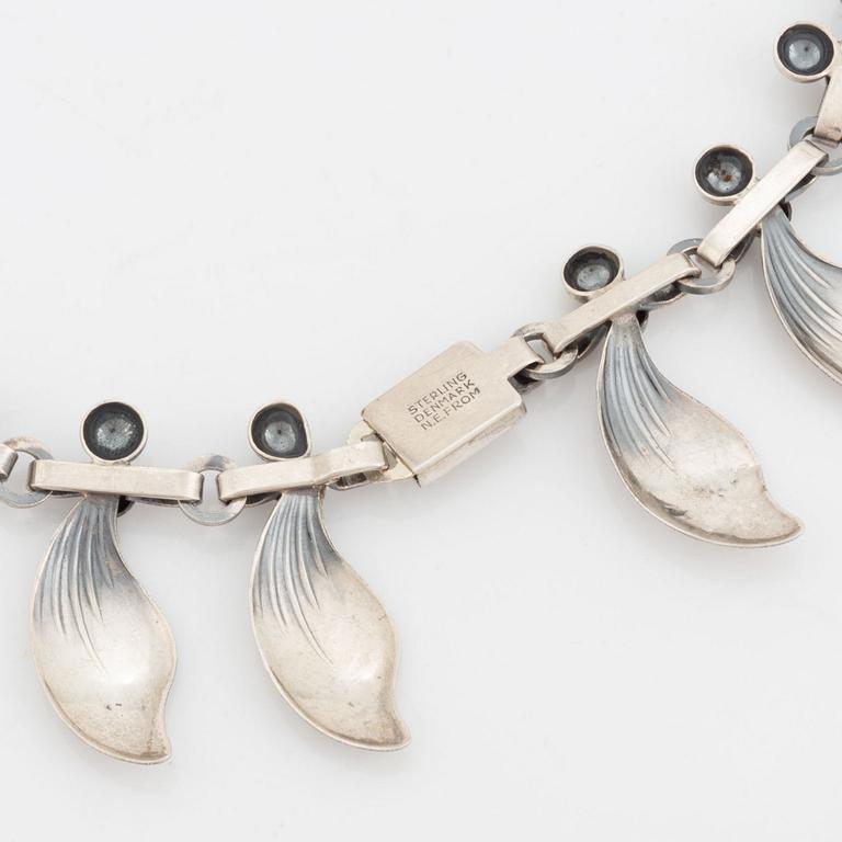 A Niels Erik From silver necklace.