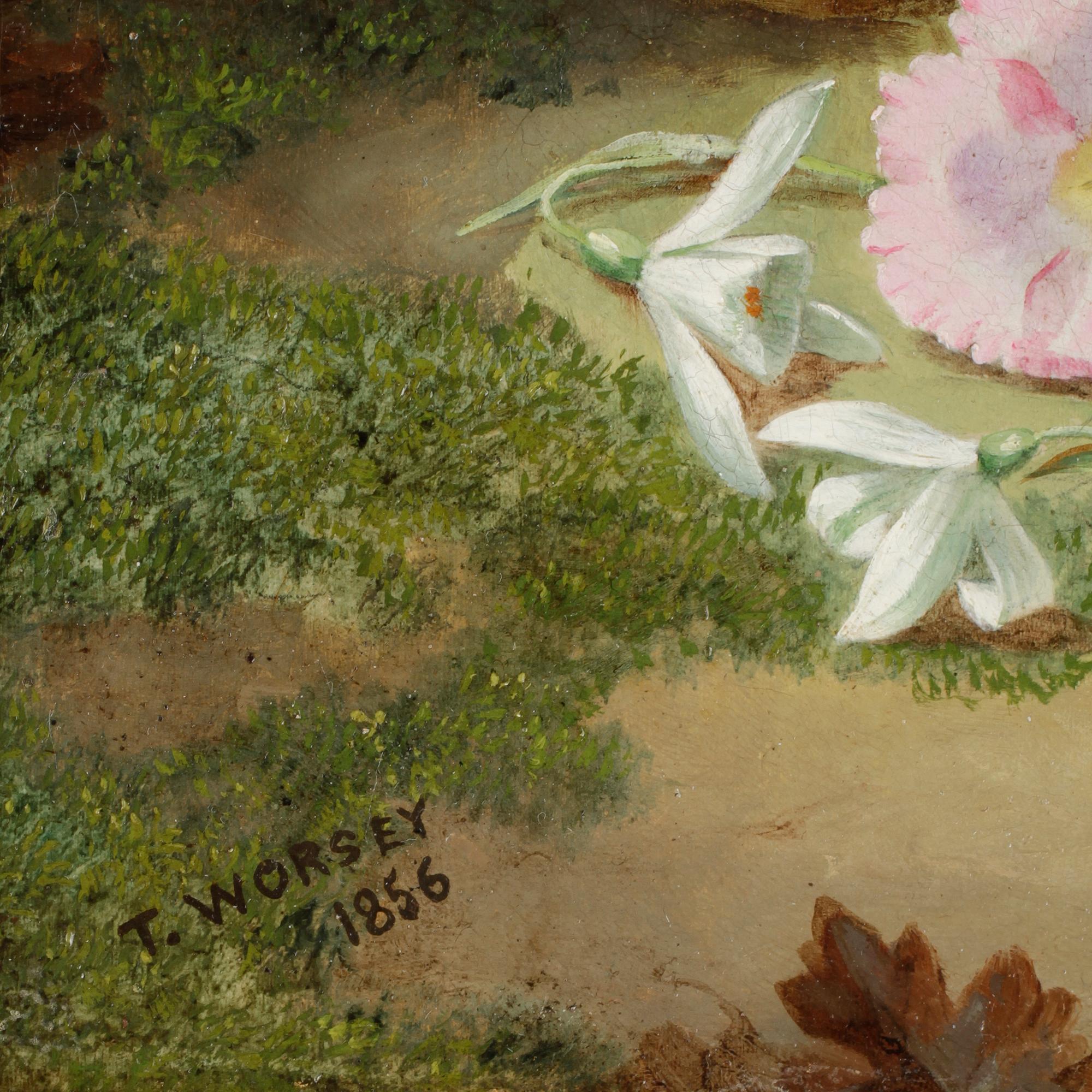 THOMAS WORSEY, olja på duk, sign och dat 1856.