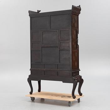 A Japanese wooden cabinet, first part of the 20th century.