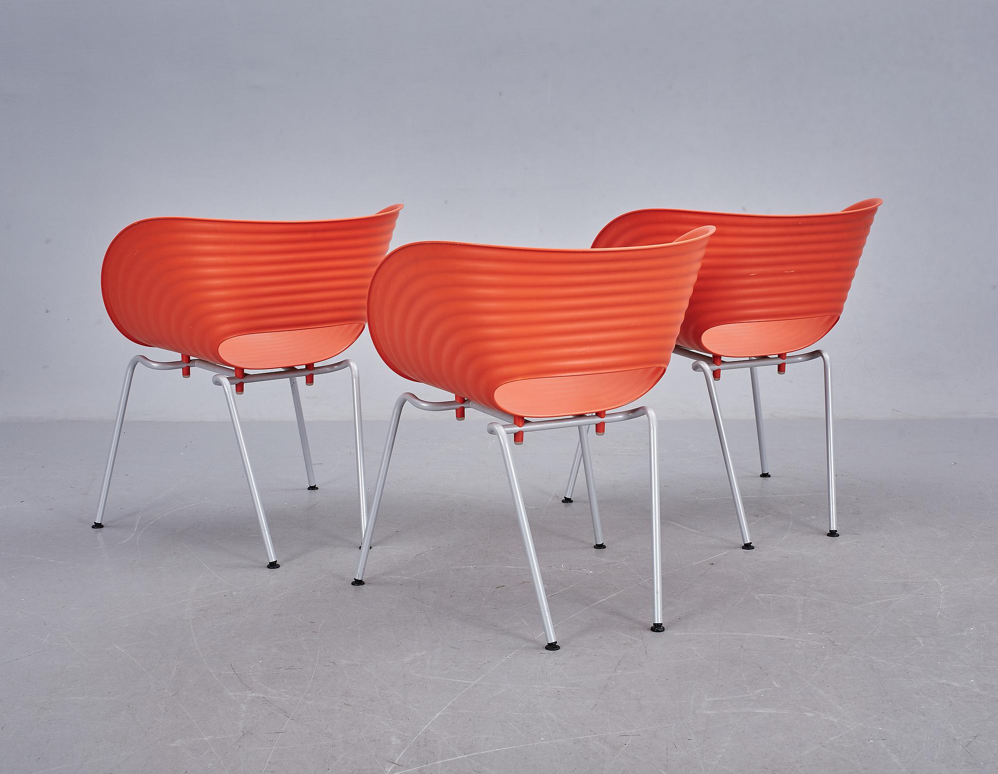 STOLAR, 3 st, "Tom Vac" formgivna av Ron Arad, Vitra. 1999.