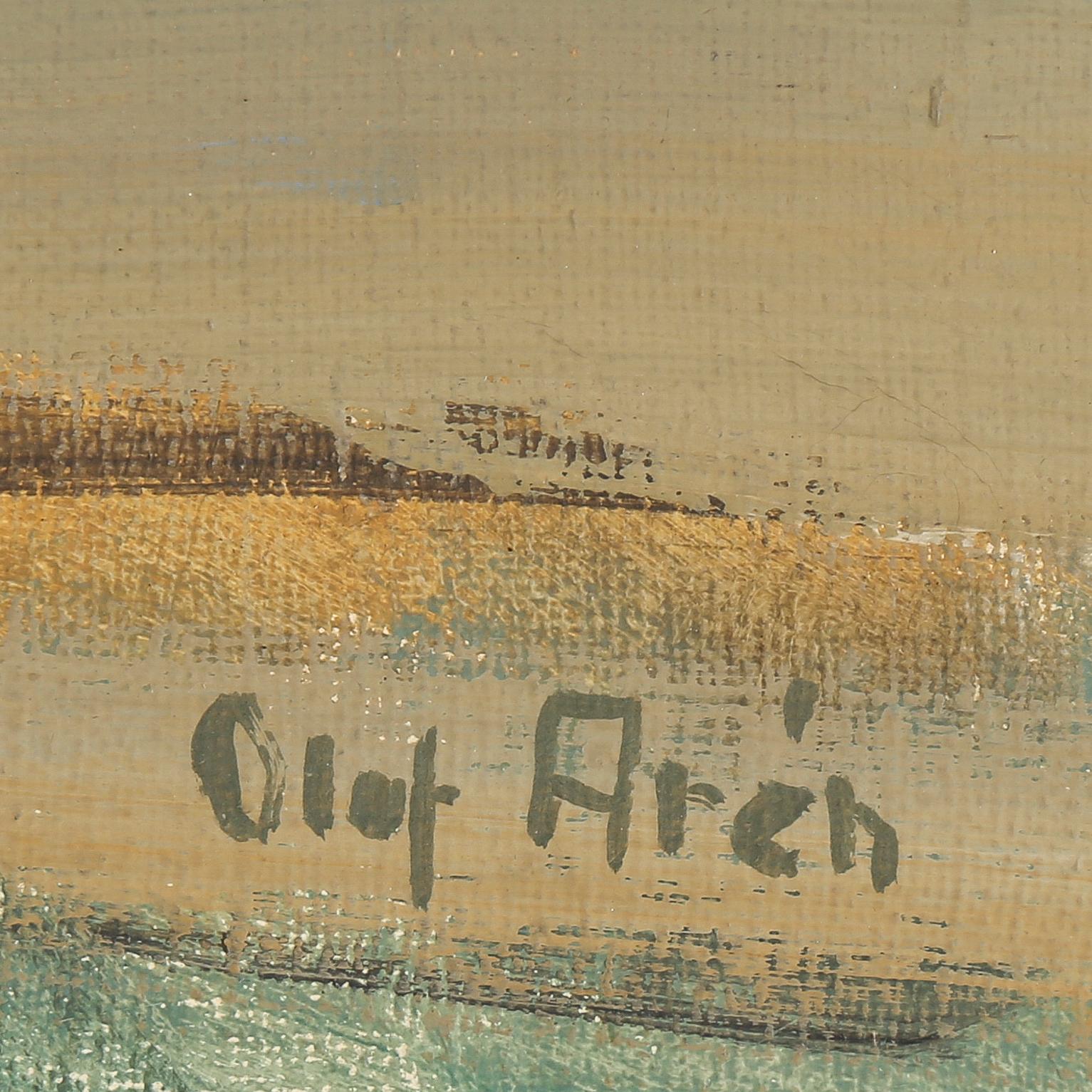 OLOF ARÉN, olja på duk. Signerad.