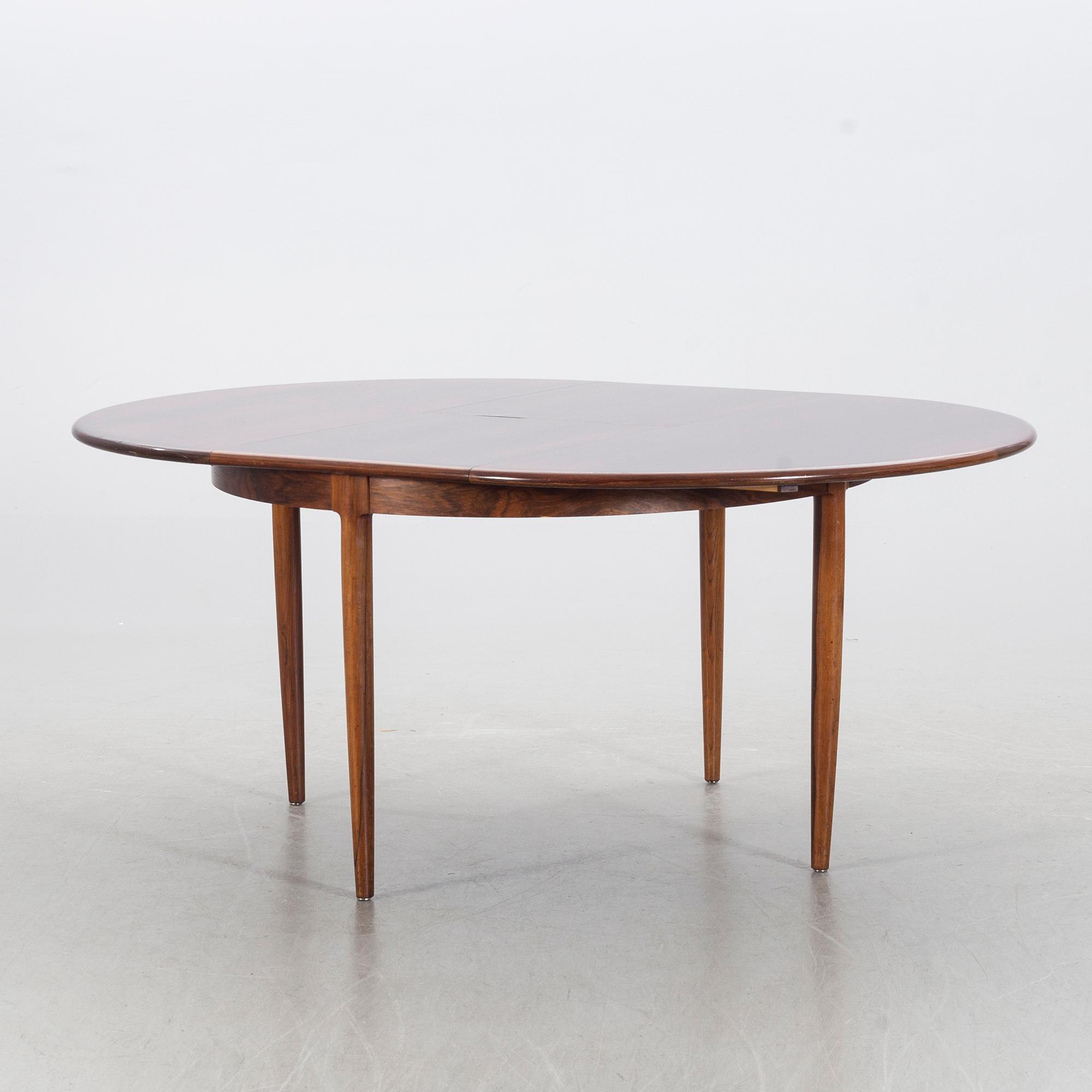 MÖLLER MODELS, matbord, palisander, 1960-tal, Cites-intyg medföljer.
