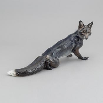 Theodor Kärner, a porcelain figure of a fox, Rosental, Germany.