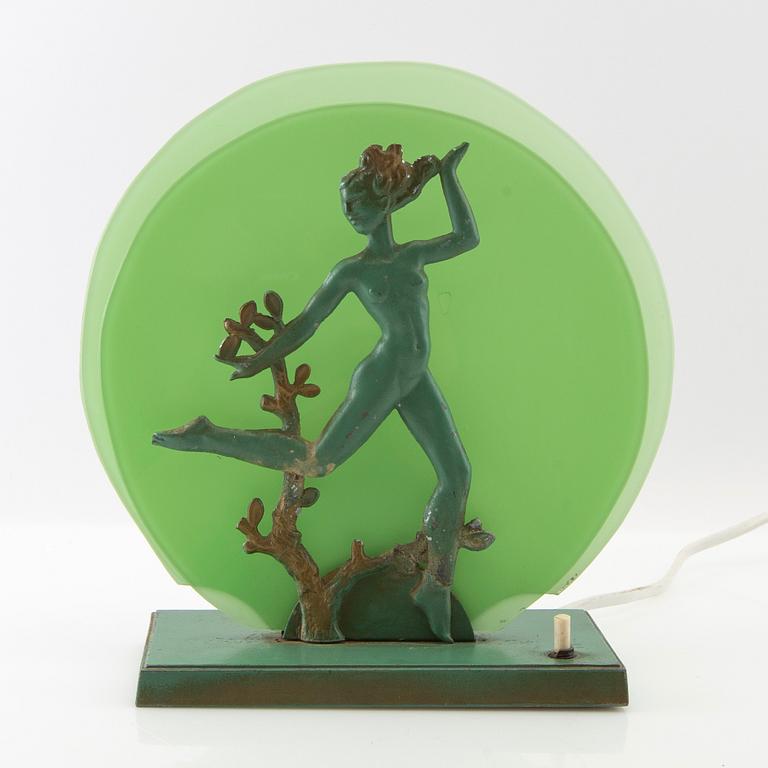 Table lamp Art Deco, first half of the 20th century.