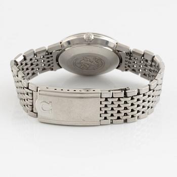 Omega, Seamaster, "Linen Dial", wristwatch, 34 mm.