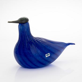 Oiva Toikka, a 'Scaup duck of Finland' glass bird, signed Suomen sotka Oiva Toikka Nuutajärvi 1992, numbered 631/1992.