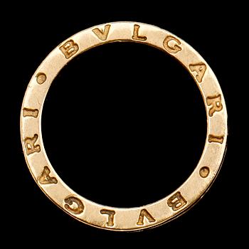 RING, 18 k guld, "B-Zero", Bulgari, briljantslipade diamanter.