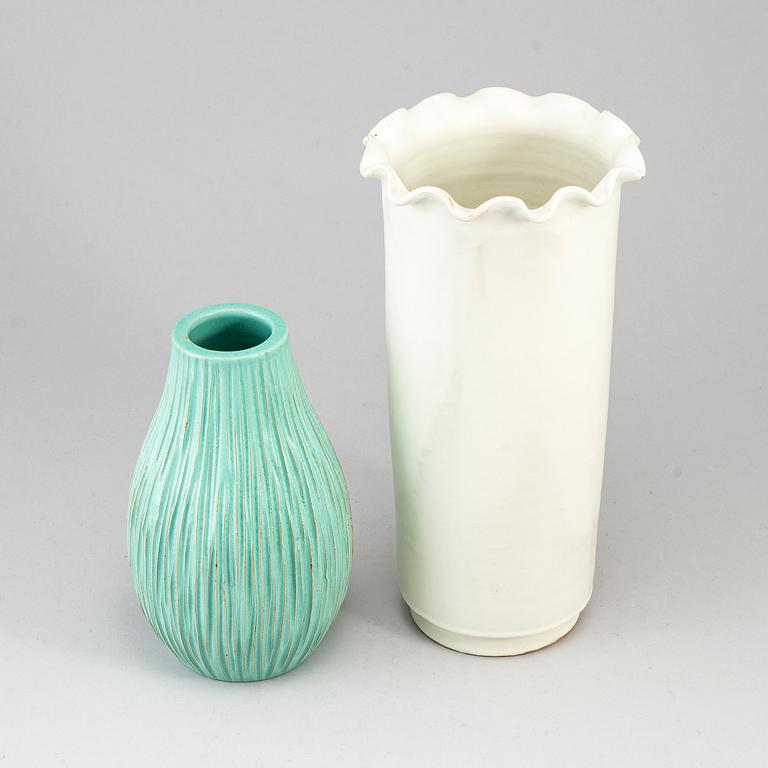 ANNA-LISA THOMSON, two eartheware vases from Upsala-Ekeby.