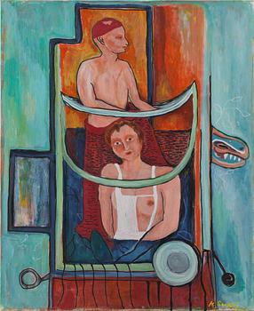 MONA SEILITZ, olja på duk, signerad.