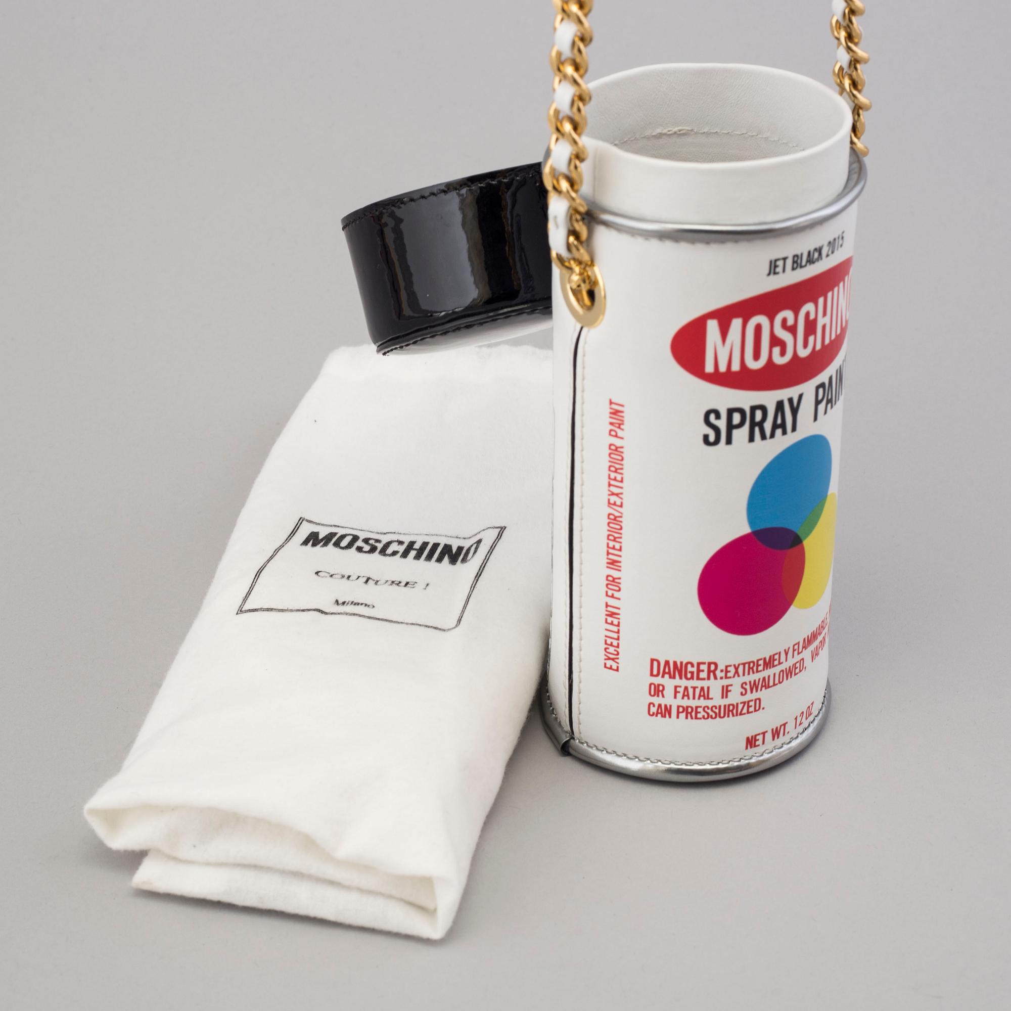 MOSCHINO bag Spray Paint Can Bukowskis