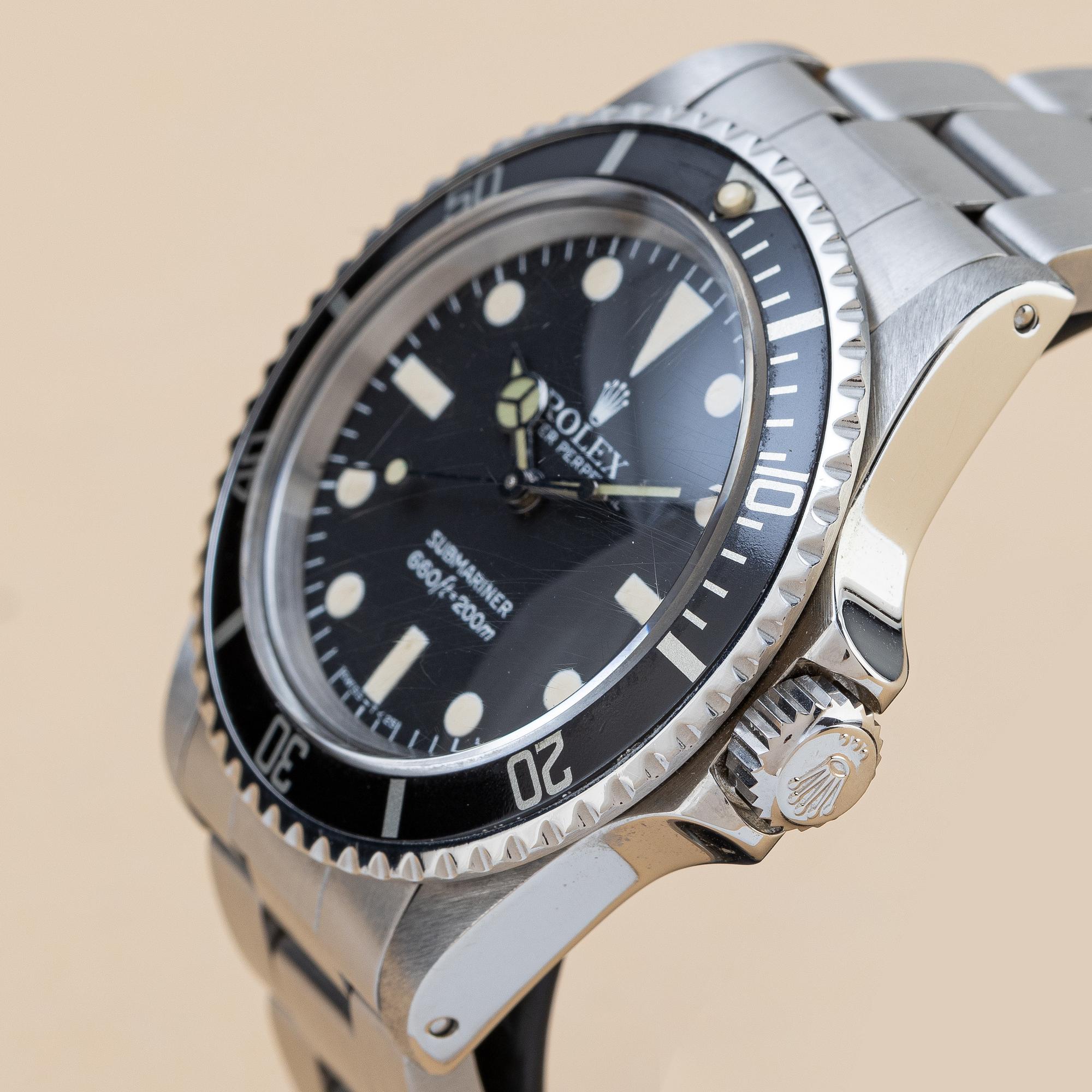 Rolex, Submariner, "Maxi IV Dial", ca 1982.