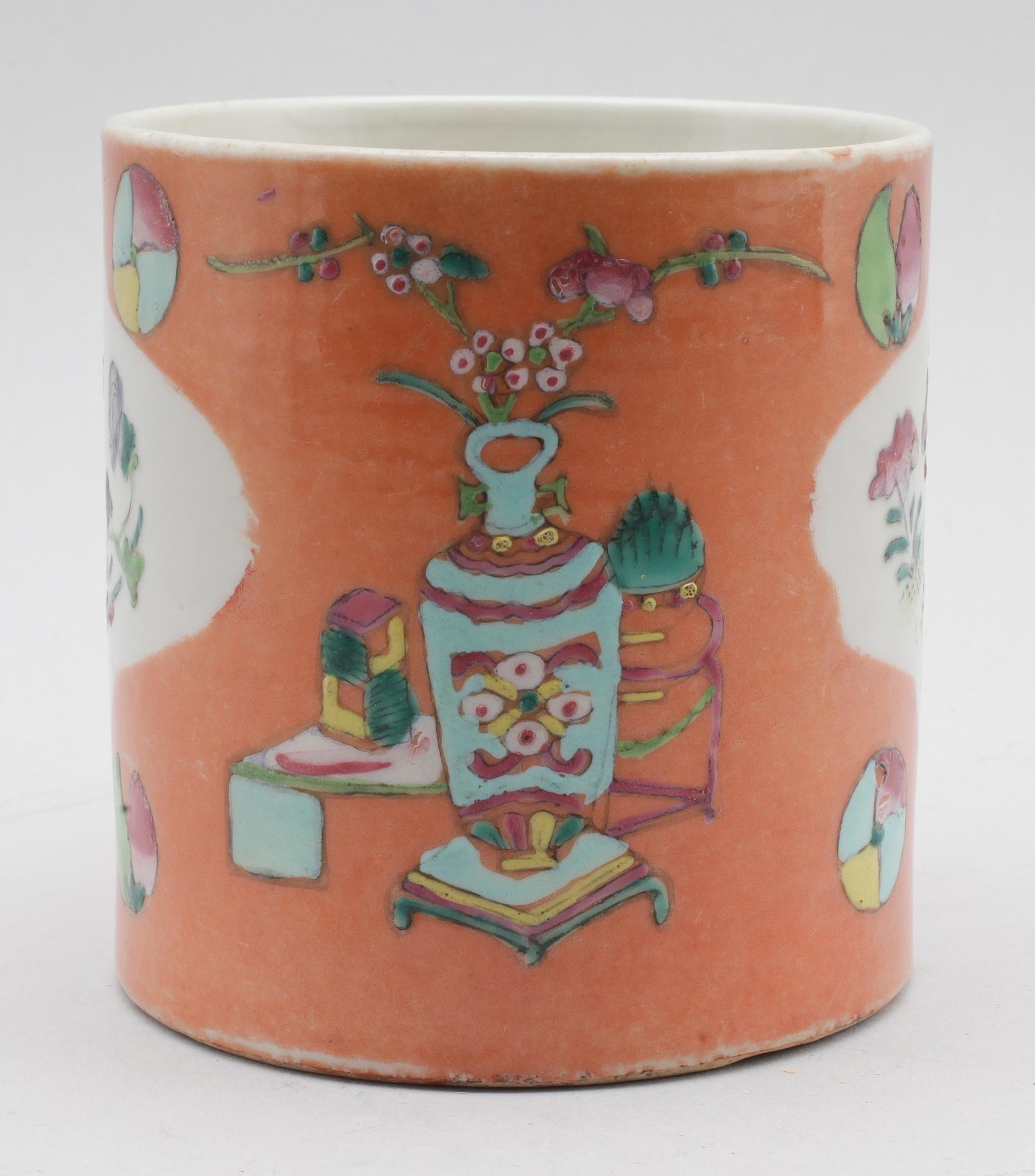 MUGG, porslin, Kina, 1800-tal.