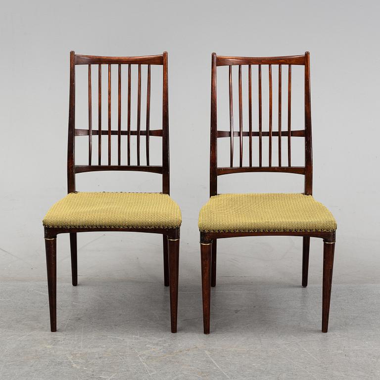 A 7 piece dining group by Svante Skogh, Seffle Möbelfabrik, Säffle, 1950's/60's.