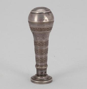 SIGILL, silver, Ryssland 1891. Vikt 43 g.