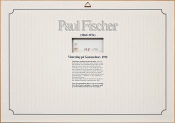 PORSLINSPLAKETT, Bing & Gröndahl, efter Paul Fischer, numr 148/1750.