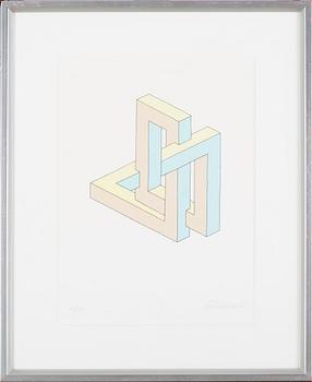 OSCAR REUTERSVÄRD, four litographs in color, signed and numbered.