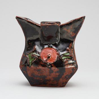 A Japanese stoneware vase, possibly by Shoji Hamada, 1950's.