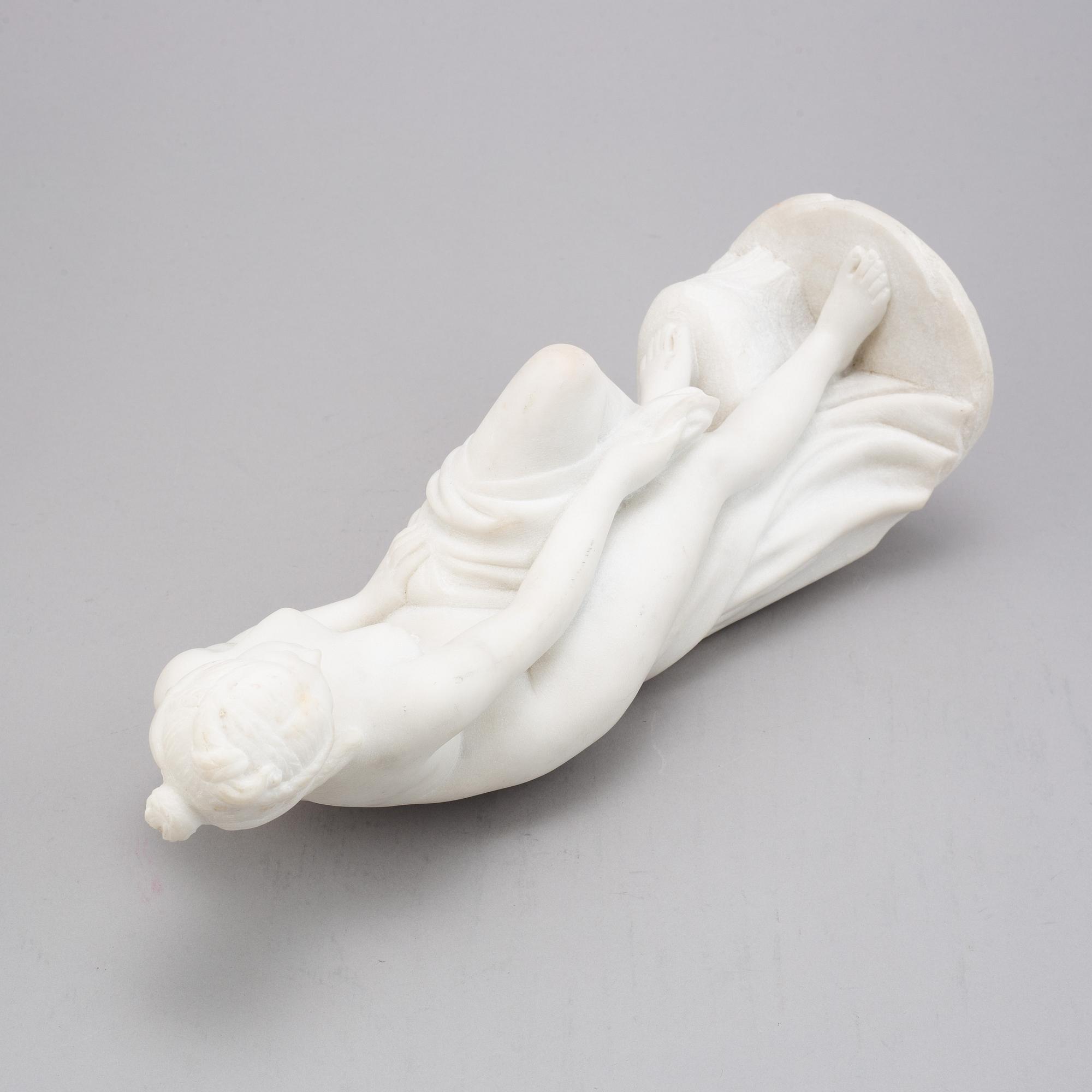 Christophe Gabriel Allegrain, after. Sculpture. Marble, height 38 cm.