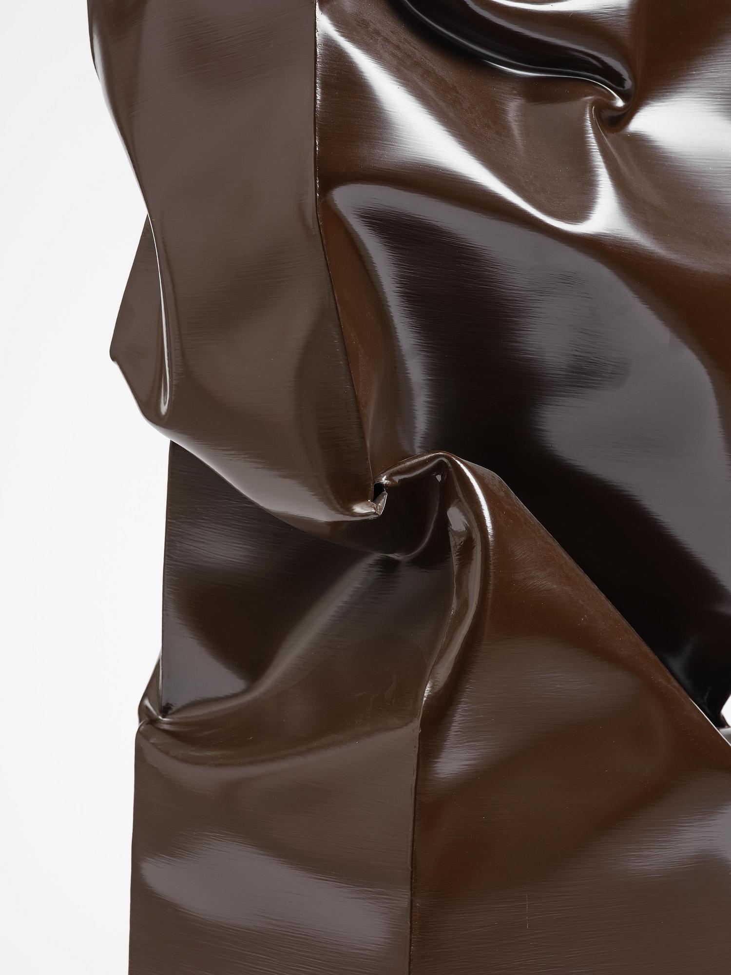 Angela de la Cruz, "Standing Box Large (Brown)".