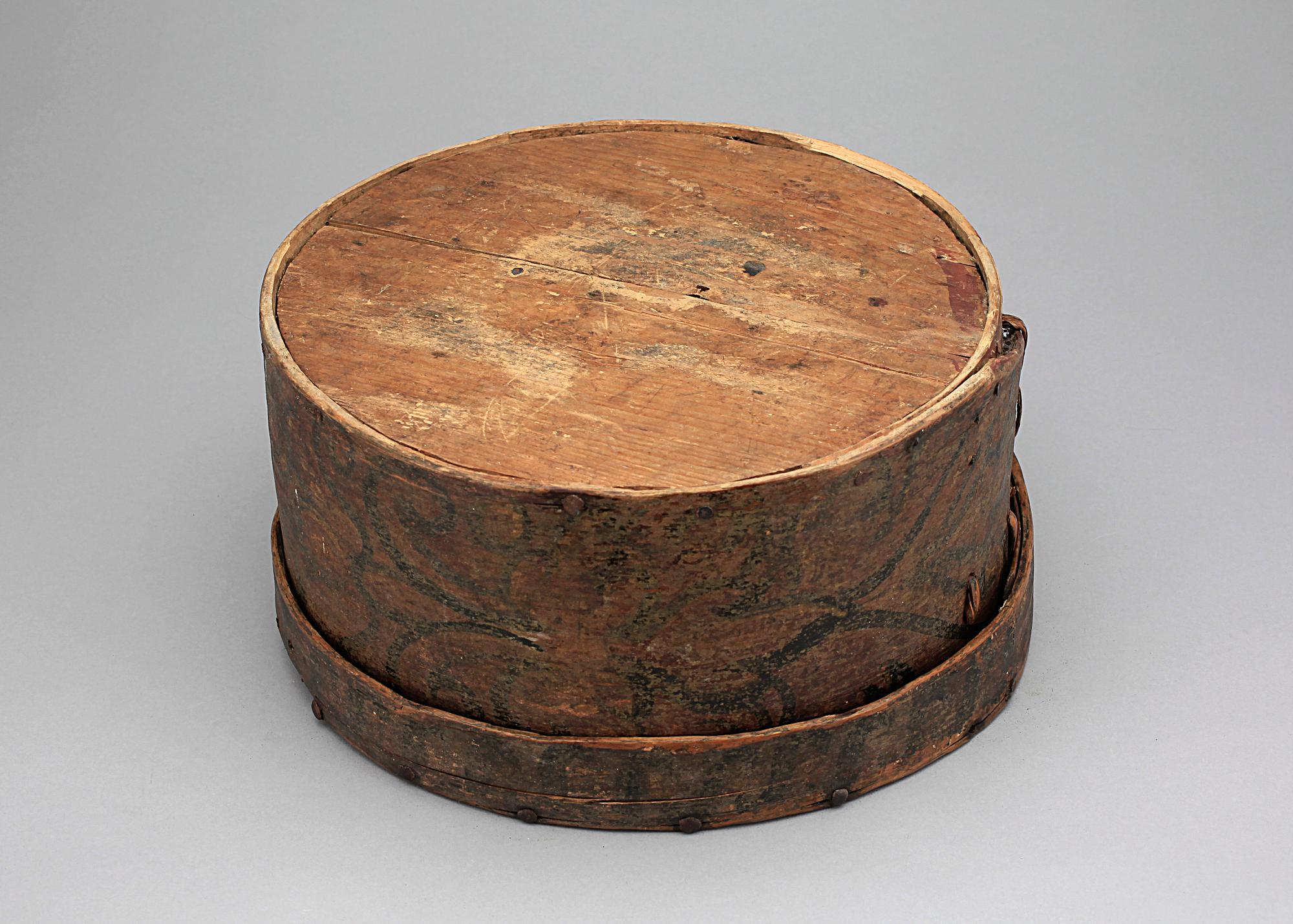 SVEPASK, 2 st, troligen Reuterskolan, Hälsingland 1700-talets andra hälft.