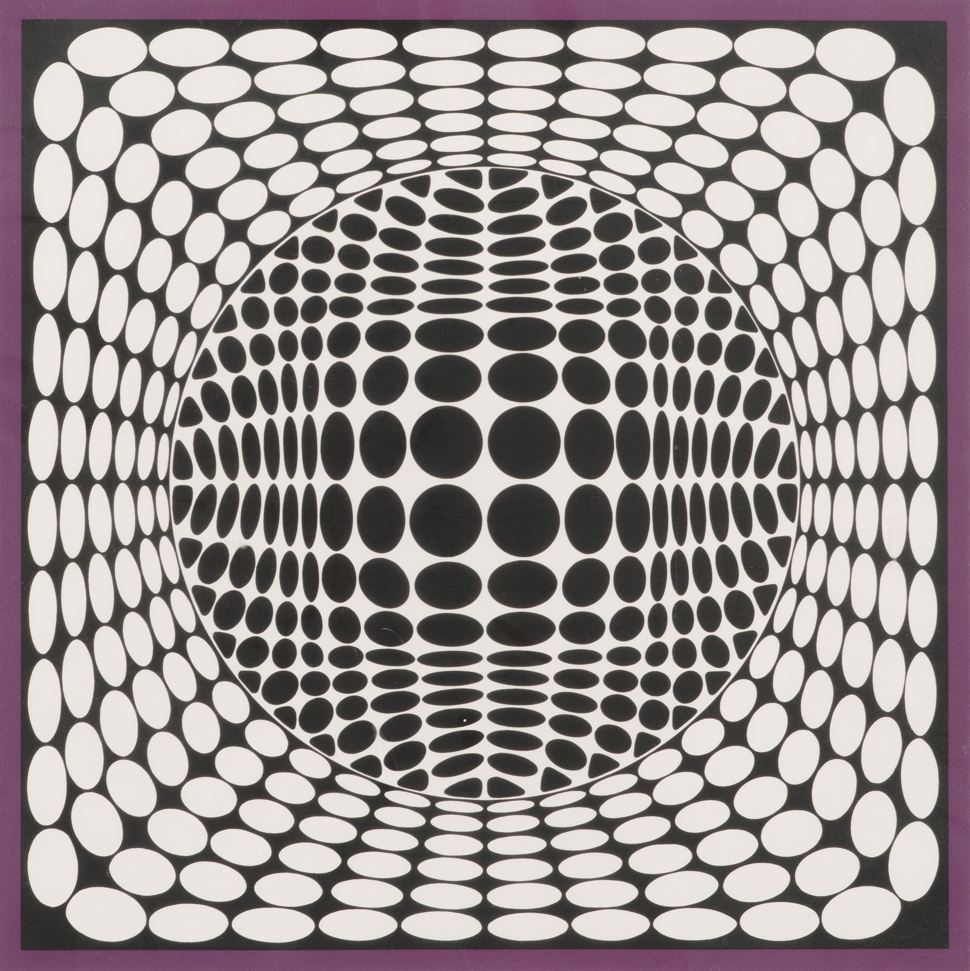 Victor Vasarely, silkscreen, signed and numbered 19/100.