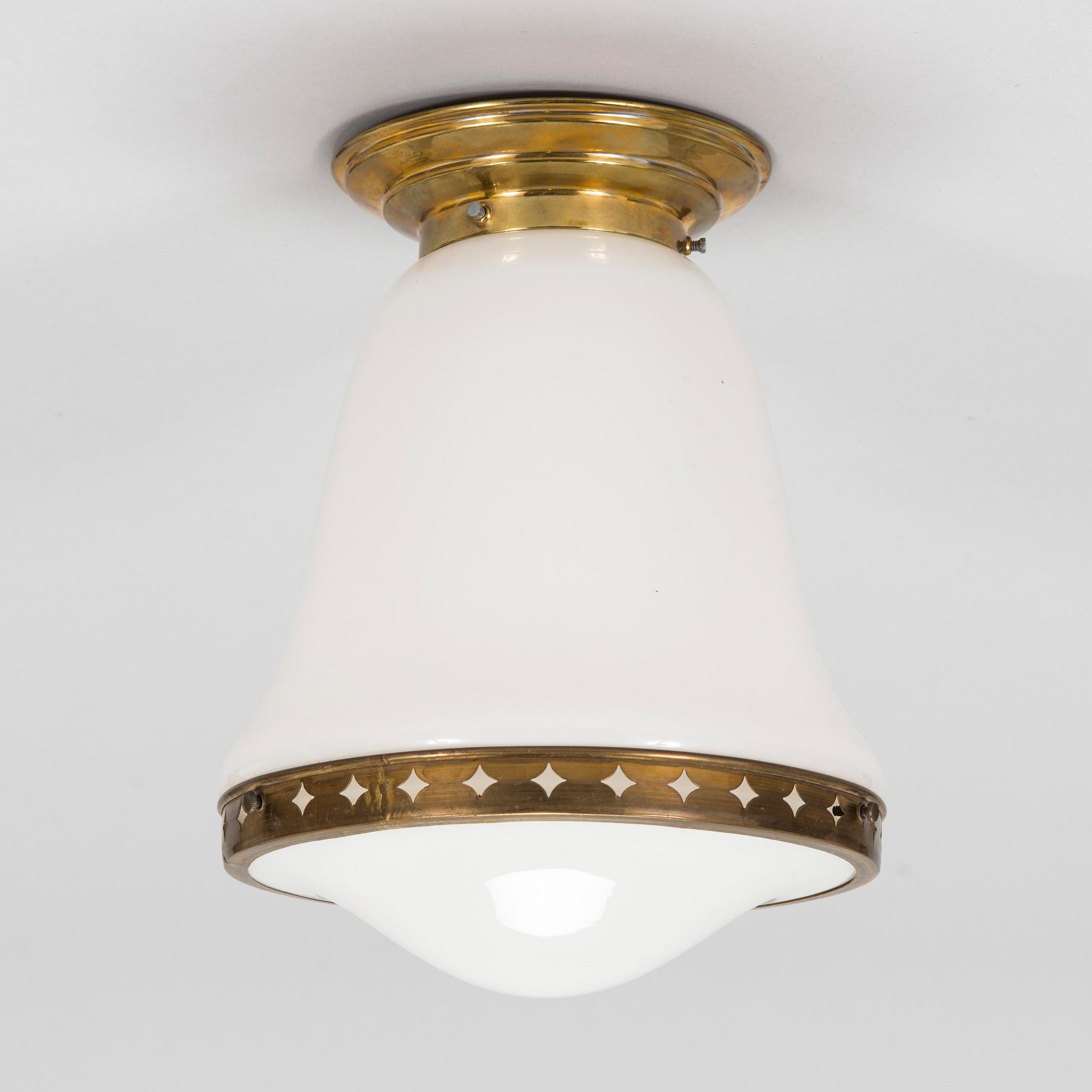 A 1920s ceiling light.