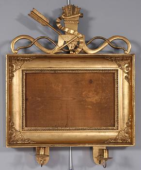 SPEGELLAMPETTER, ett par, empir, 1800-talets första hälft.