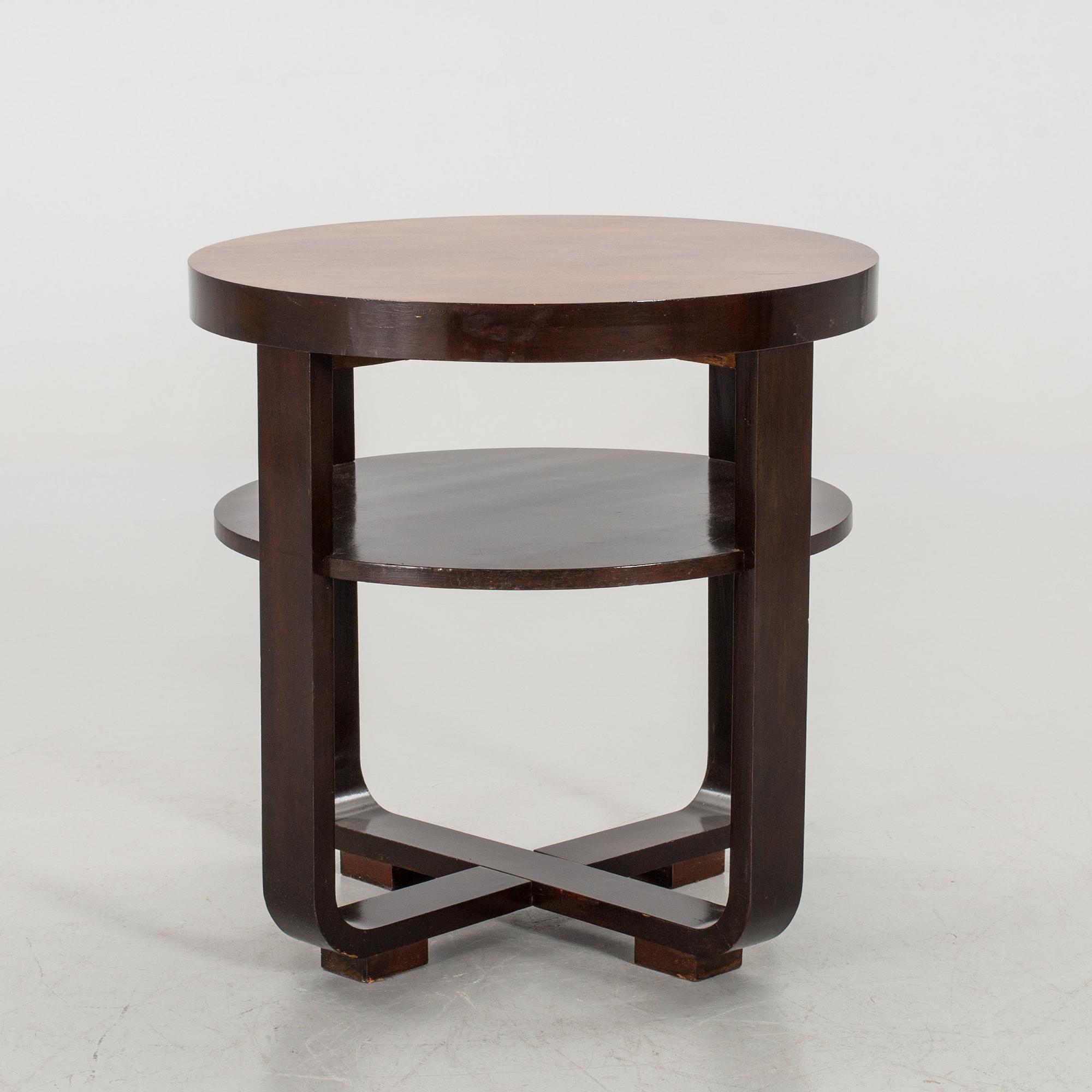 A mid 1900's art deco-style table.