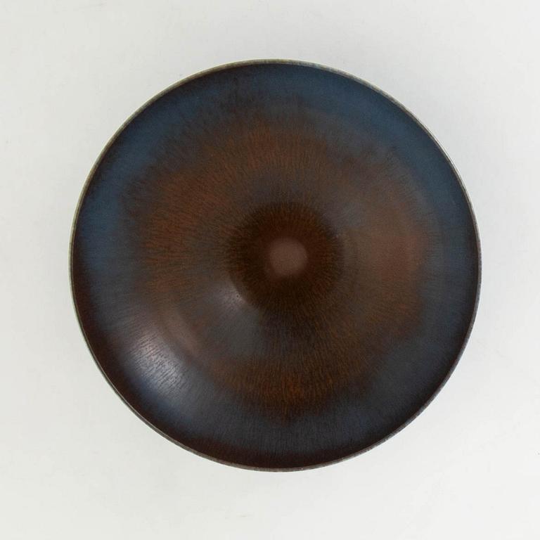 Berndt Friberg, skål, stengods, Gustavsbergs studio, 1964.