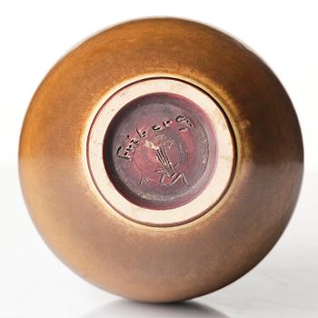 Berndt Friberg, a stoneware vase, Gustavsberg Studio 1956.