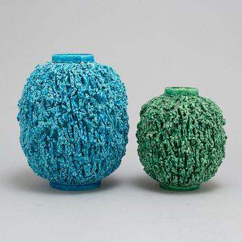 Two stoneware vases by Gunnar Nylund, Rörstrand.