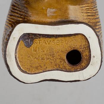 Lisa Larson, two stoneware figurines, Gustavsberg.