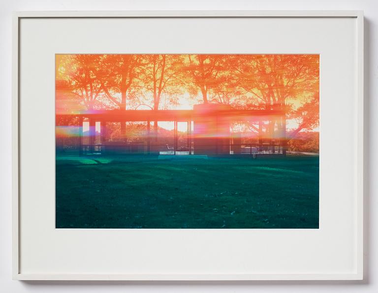 James Welling, ”Glass House 8167”.