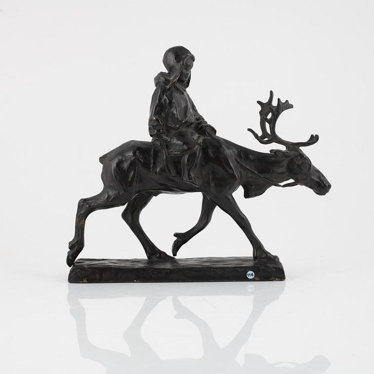 Arthur Hoffmann, sculpture, bronze, signed.