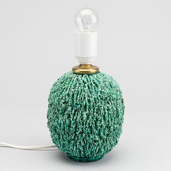 GUNNAR NYLUND, BORDSLAMPA, chamotterat stengods, Rörstrand.