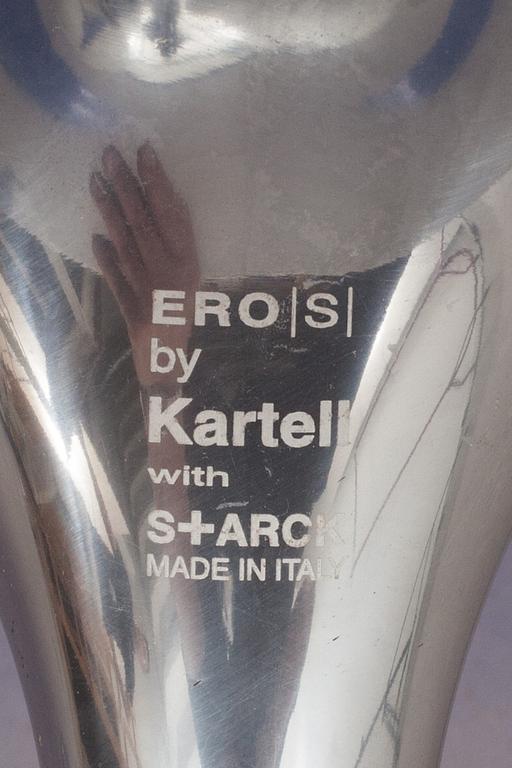 STOLAR, 6 st, "Eros", Philippe Starck för Kartell, märkta.