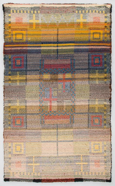 Laila Karttunen, ryijy, malli Wetterhoff. Noin 220 x 135 cm.